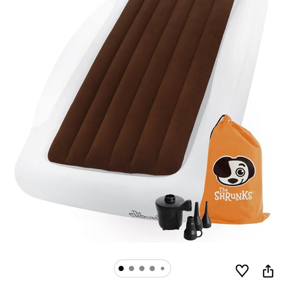 The Shrunks Inflatable Toddler Travel Bed